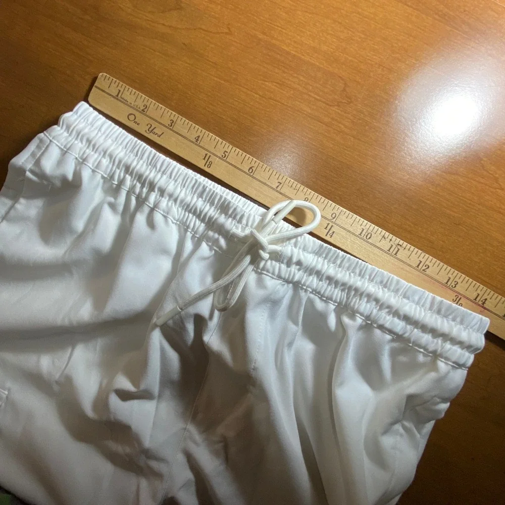 Woodland Wet Wick Off White Cargo Joggers Mens Large Athleisure Techwear Pants